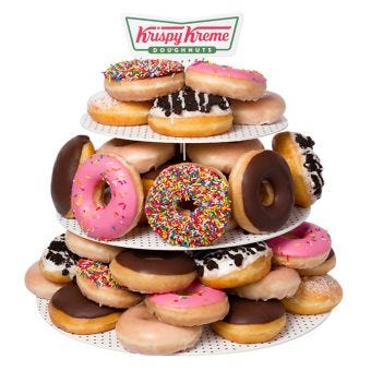 Assorted Party Pack with Doughnut Stand