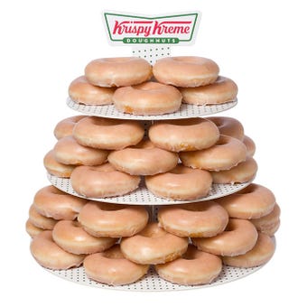 Original Glazed® Party Pack with Doughnut Stand