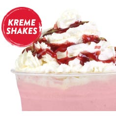 Strawberries & Kreme Shake