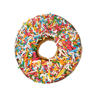 Choc Iced Sprinkles Doughnut at 7-Eleven